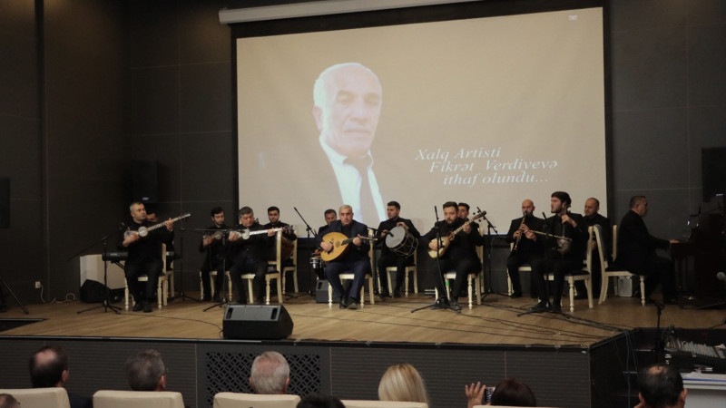 Xalq artisti Fikrət Verdiyevin xatirəsinə həsr olunan tədbir keçirilib