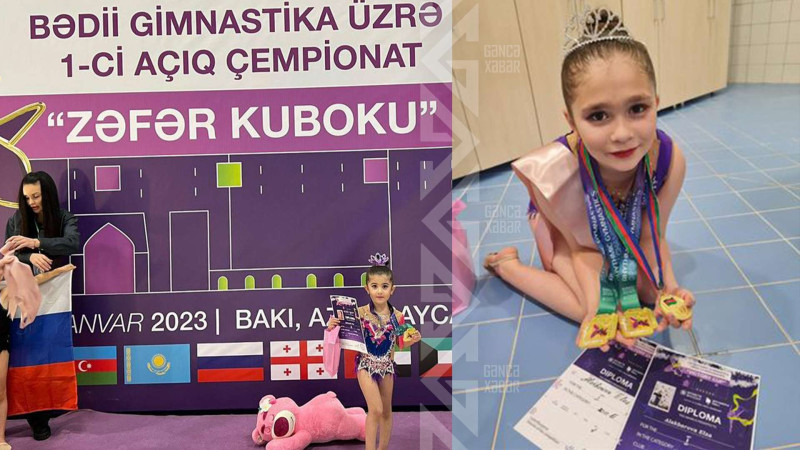Gəncəli gimnastlar həmişəki kimi zirvələrdə