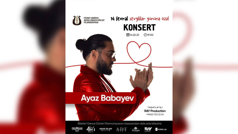 Ayaz Babayev Gəncədə solo konsert verəcək