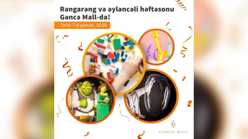 “Gəncə Mall”da həftəsonu oyunlar keçiriləcək