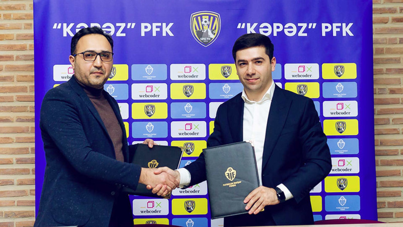 “Kəpəz” PFK və WebCoder agentliyi arasında müqavilə bağlanıb