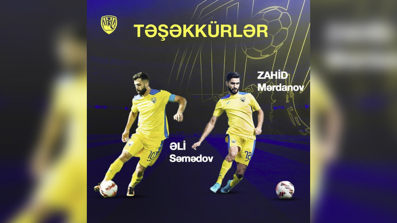 “Kəpəz” daha iki futbolçusu ilə vidalaşıb