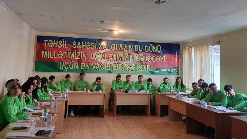 Gənclər Tovuzda tərəvəzçilik üzrə TSP-də iştirak ediblər