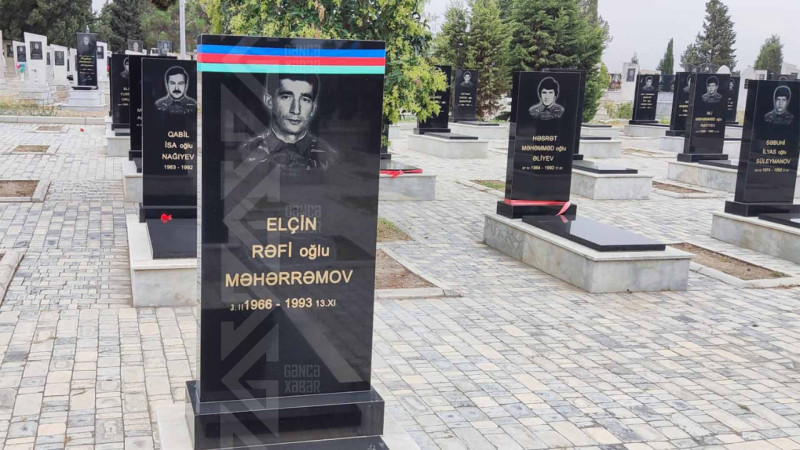 Şəhid Elçin Məhərrəmovun mövlududur