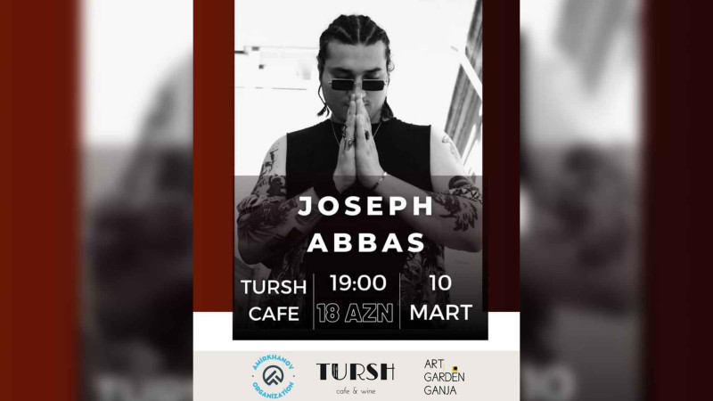 Yazın ilk rok konsertini Joseph Abbas verəcək