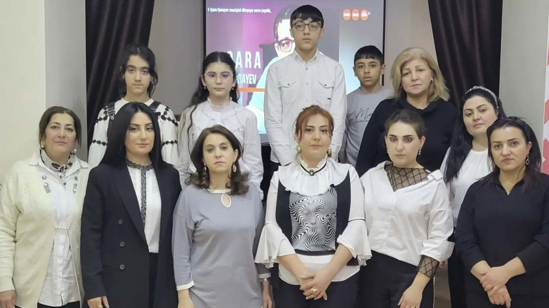 Qara Qarayevin yubileyinə həsr olunmuş tədbir keçirilib