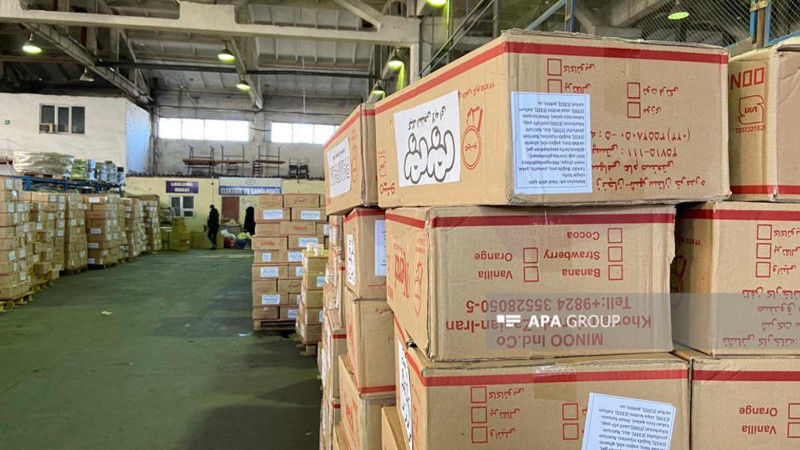 Daha 20 ton yardım paketi qardaş ölkəyə göndərilib