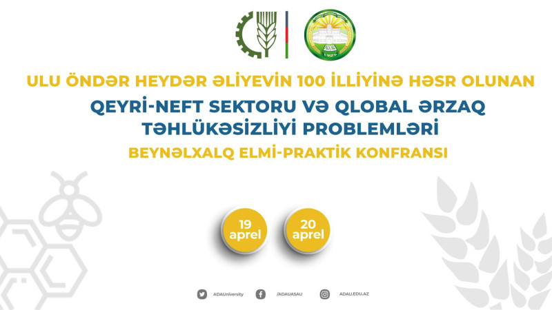 Azərbaycan Dövlət Aqrar Universitetində elmi-praktik konfrans təşkil olunacaq