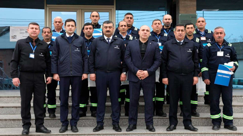Azəriqaz əməkdaşları təltif olunublar
