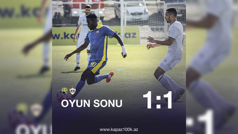 “Kəpəz” “Qarabağ”la heç-heçə edib