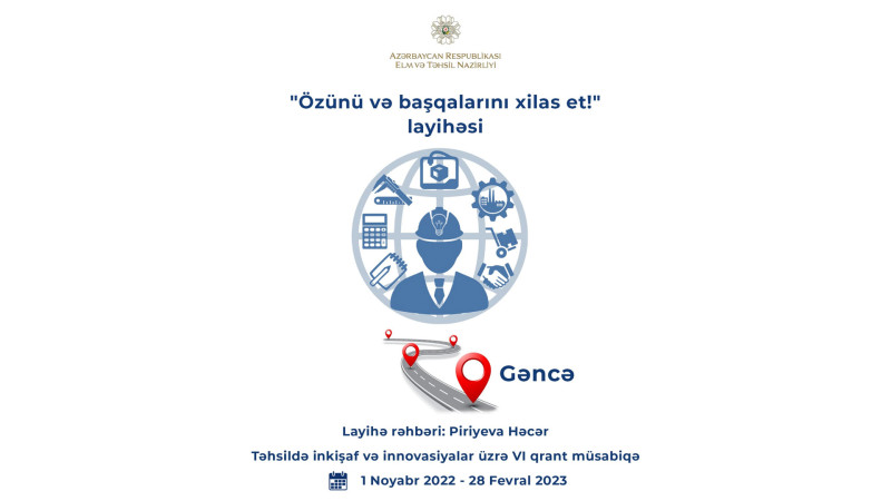 “Özünü və başqalarını xilas et” adlı layihə baş tutub