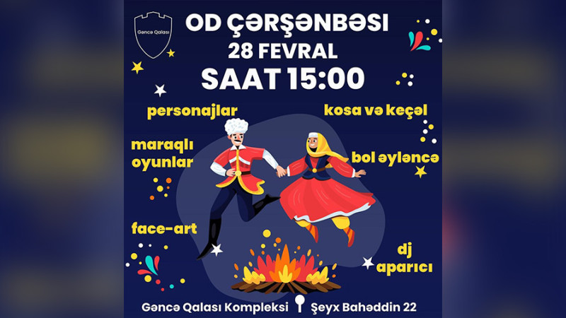 Od çərşənbəsində əyləncə proqramı baş tutacaq