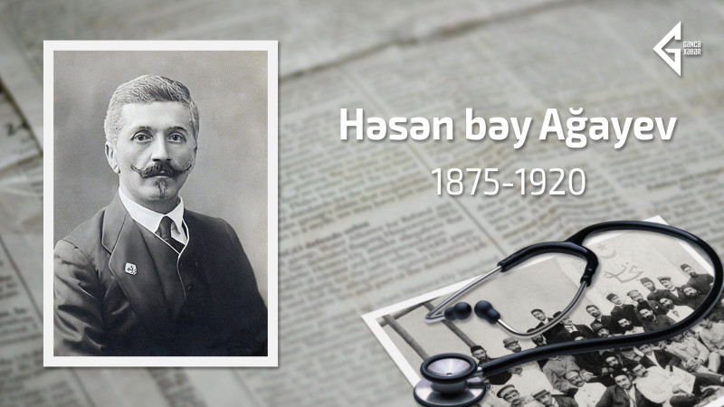 Muzdlu erməni terrorçusu tərəfindən qətlə yetirilən Həsən bəy Ağayev