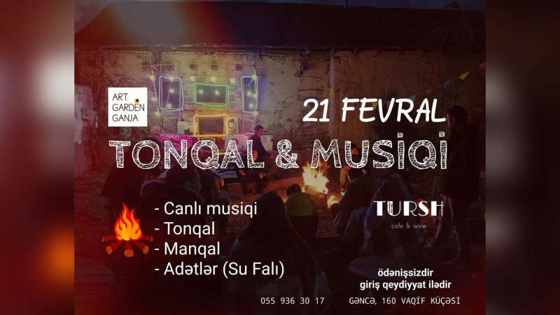 Su Çərşənbəsində “Tonqal və musiqi axşamı” baş tutacaq