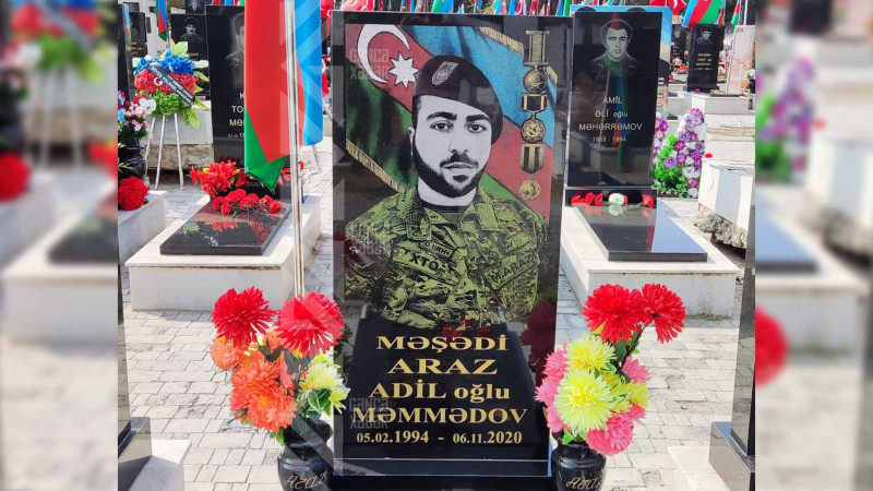 Şəhid Araz Məmmədovun mövlududur