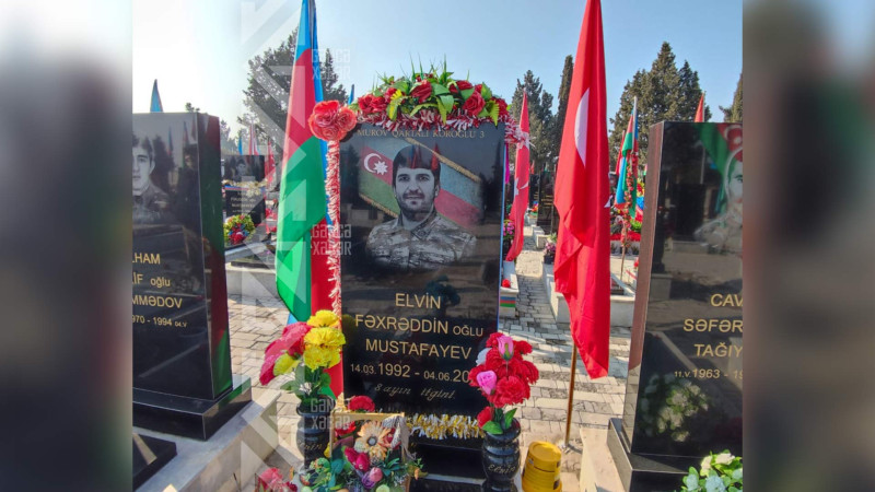 Şəhid Elvin Mustafayevin mövlududur
