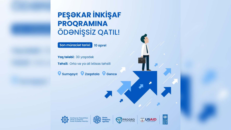 PROGRO-nun Peşəkar İnkişaf Proqramına qeydiyyat aparılır