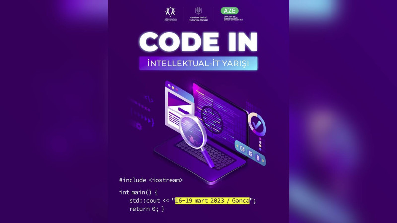 Code In İntellektual-İT Yarışına qeydiyyat aparılır