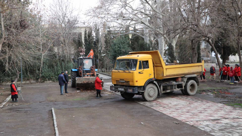 Bir neçə parkda təmizlik işləri görülüb