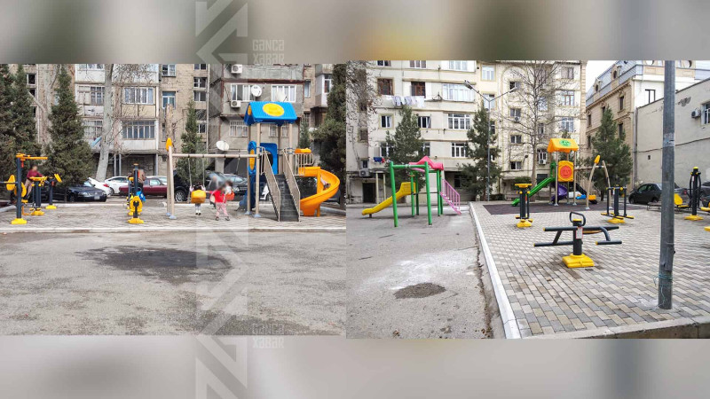 Gəncədə idman parkları salınıb