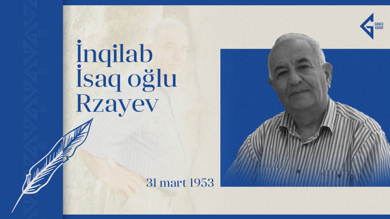 Bu gün şair, publisist İnqilab İsaqın 70 yaşı tamam olur