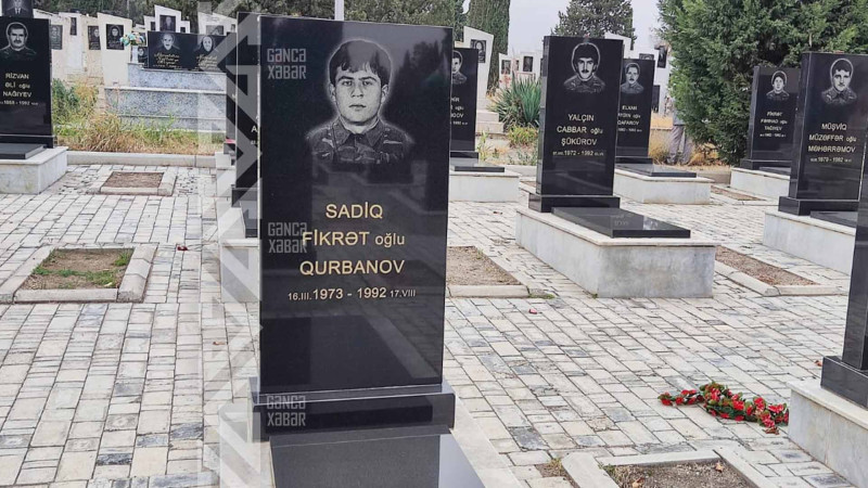 Şəhid Sadiq Qurbanovun mövlududur