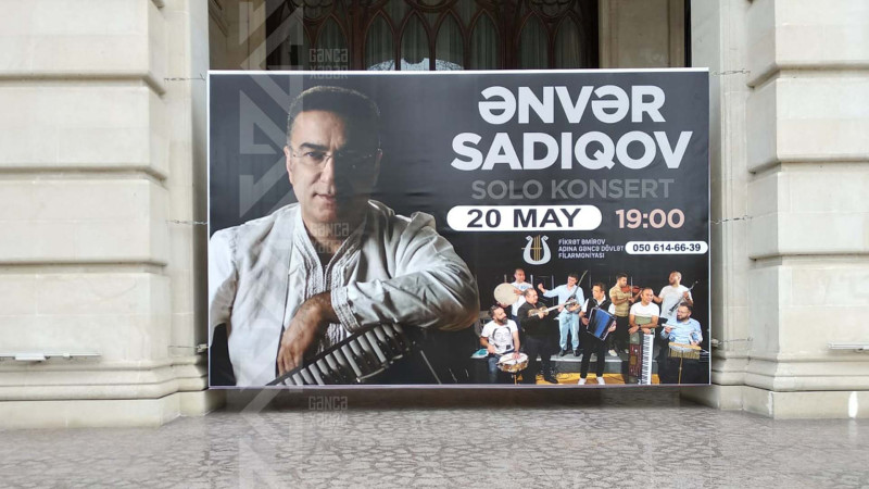 Ənvər Sadıqov şəhərimizdə növbəti konsert verəcək