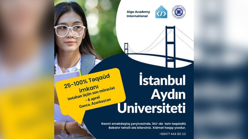 İstanbul Aydın Universitetində təqaüd qazanmaq imkanı