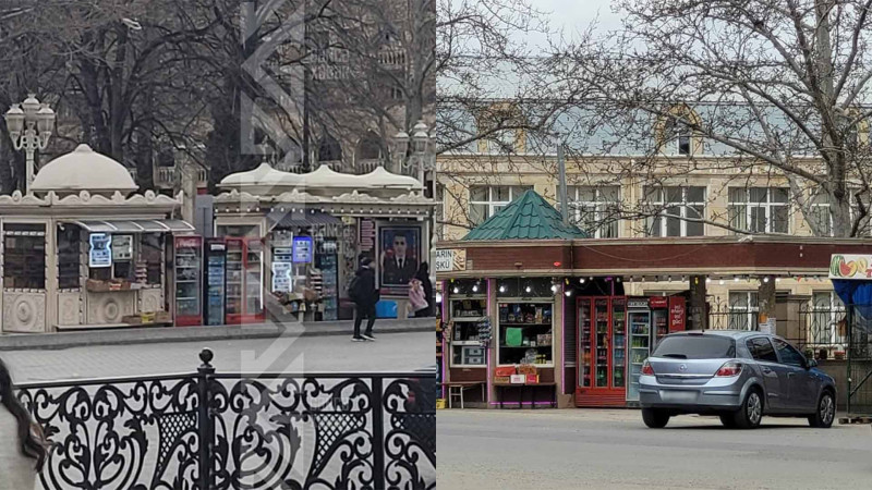 Bir sıra dayanacaqlarda köşk sahibləri soyuducular yerləşdiriblər