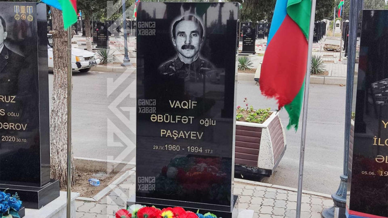 Şəhid Vaqif Paşayevin mövlududur