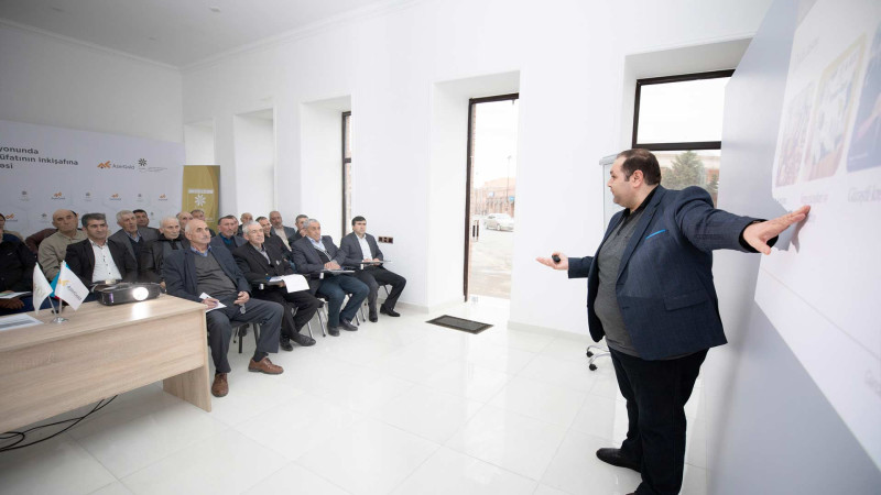 Aqrar sığorta işinin təşkili mövzusunda təlimlər baş tutub