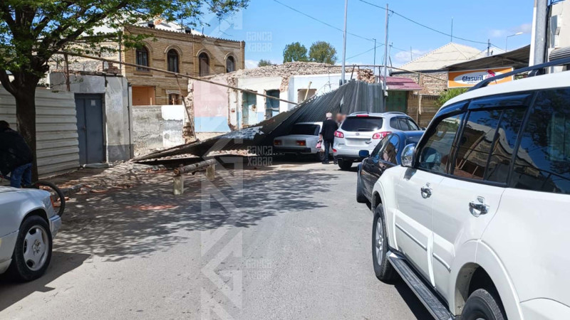 Güclü külək bir neçə fəsada yol açıb