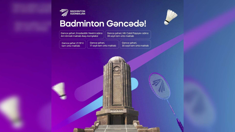 Badminton Federasiyası uşaqlar üçün dərslər təşkil edəcək