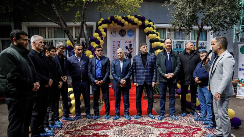 Kikboksinq üzrə yeni məşq zalı istifadəyə verilib