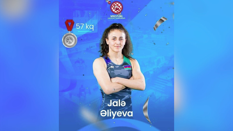 Jalə Əliyeva Avropa ikincisi olub