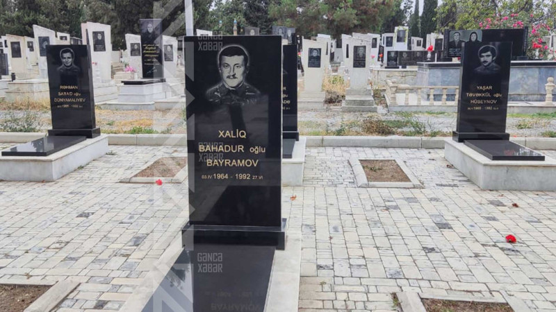 Şəhid Xaliq Bayramovun mövlududur
