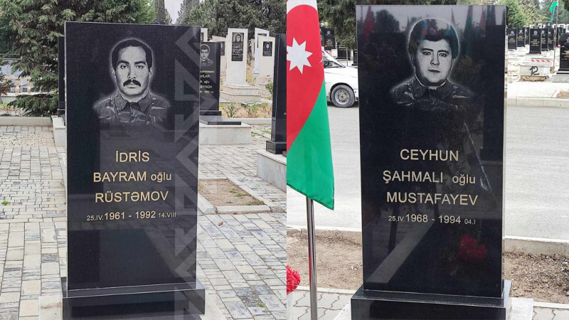 İki şəhidimizin mövlududur