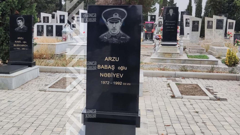 Şəhid Arzu Nəbiyevin mövlududur