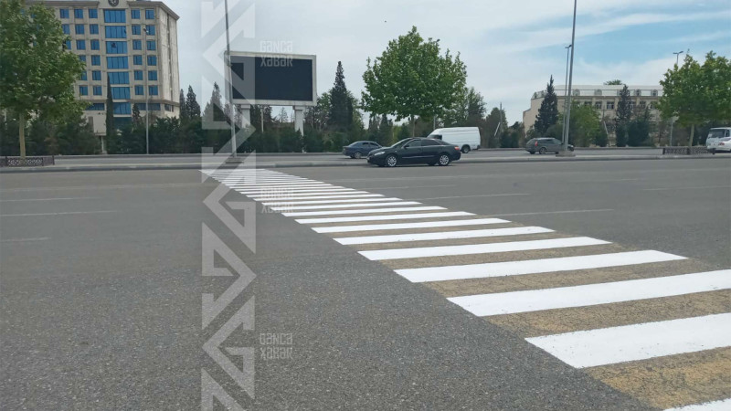 Daha bir ərazidə “zebra” bərpa olunub