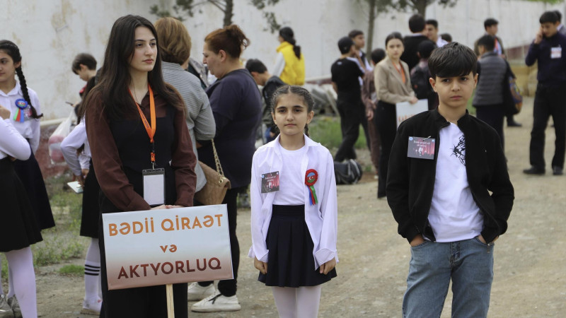 Dünya Məktəbində İncəsənət və İdman Festivalı təşkil olunub