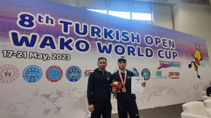 Kikboksçumuz Dünya Kubokunda üçüncü yerə çıxıb