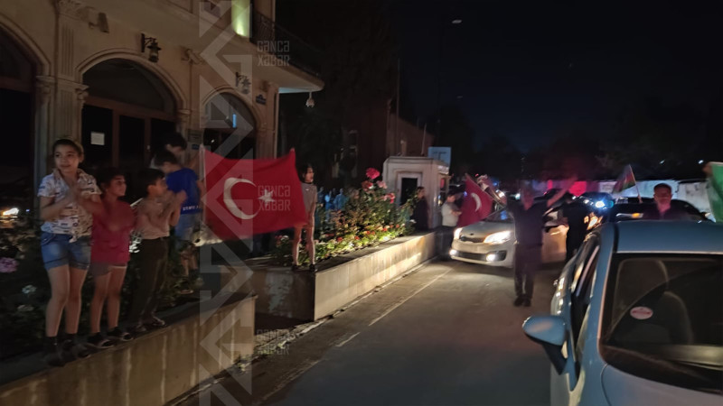 Ərdoğanın qələbə sevinci Gəncədə