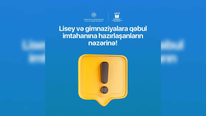 Bir sıra lisey və gimnaziyalara ərizə qəbulu start götürüb