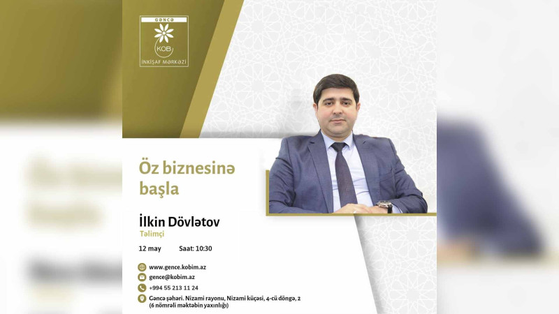 Ödənişsiz maarifləndirici təlim baş tutacaq