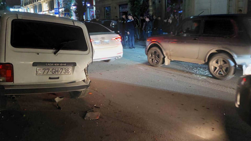 İki “Niva” toqquşub: biri aşıb