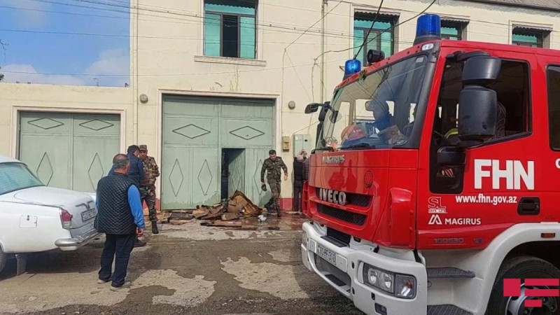 İqor Makeyev küçəsində yanğın olub
