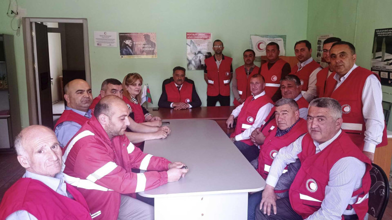 Qızıl Aypara Cəmiyyətinin Gəncə Regional Mərkəzində tədbir keçirilib
