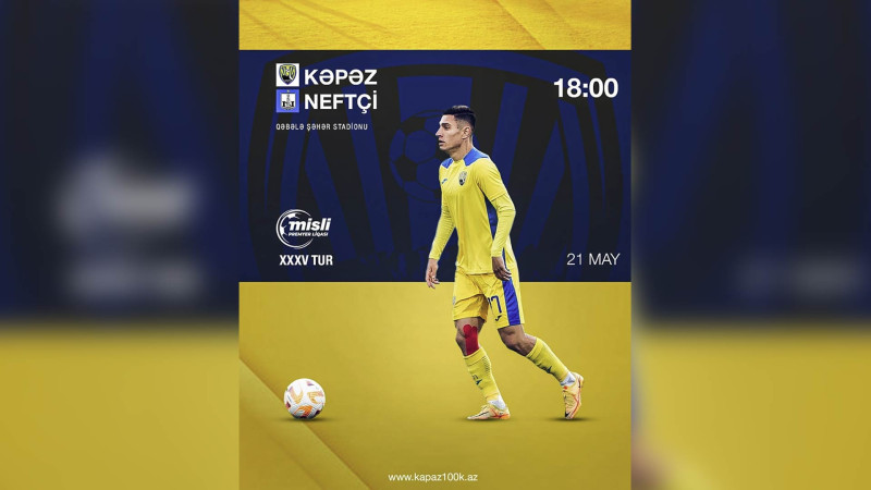 “Kəpəz” ev oyununda “Neftçi” ilə üz-üzə gələcək