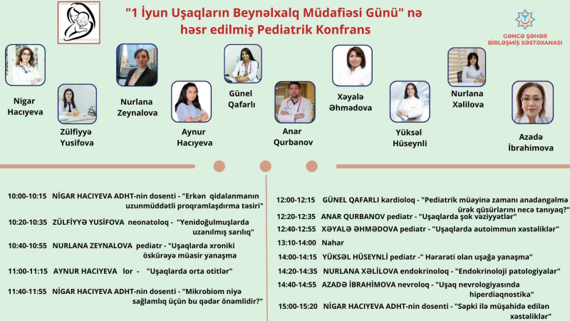 Gəncədə pediatrik konfrans təşkil olunacaq