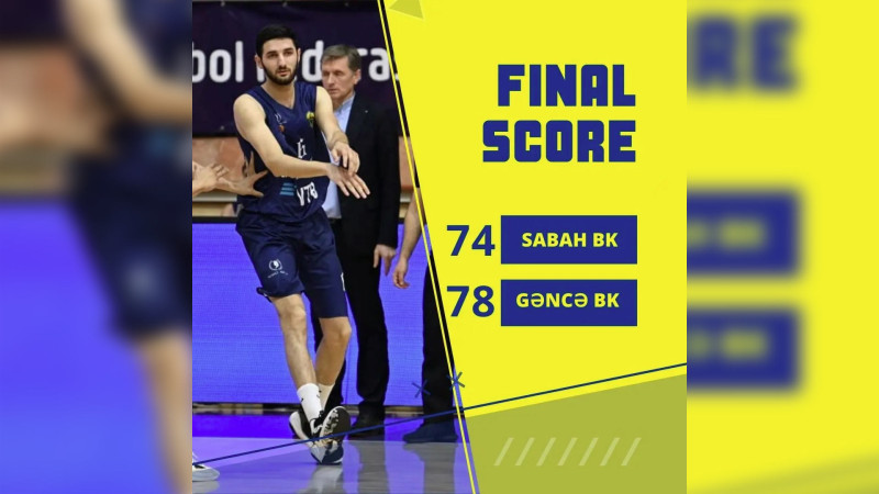 “Gəncə” BK finalda ilk qələbəsini qazanıb